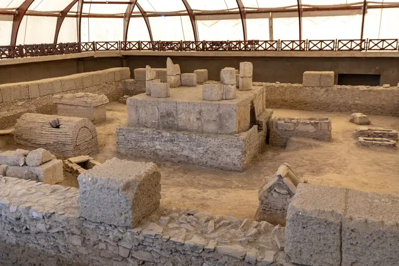 Explore ancient Roman ruins at Serbia's Viminacium site, showcasing preserved artifacts.